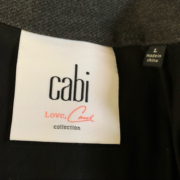 Cabi #3184 Love Carol Collection grey jacket L - Picture 10 of 11